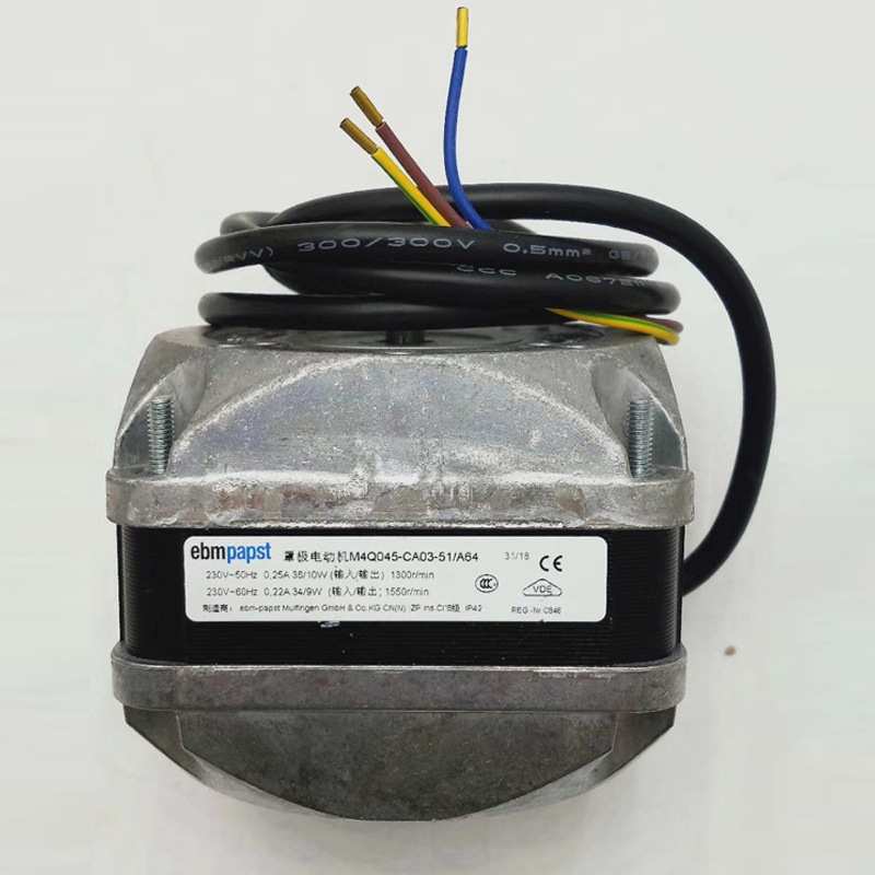 ebmpapst电动机EBM罩级电动机M4Q045-CF01-01 60W/16W 冷柜电动机
