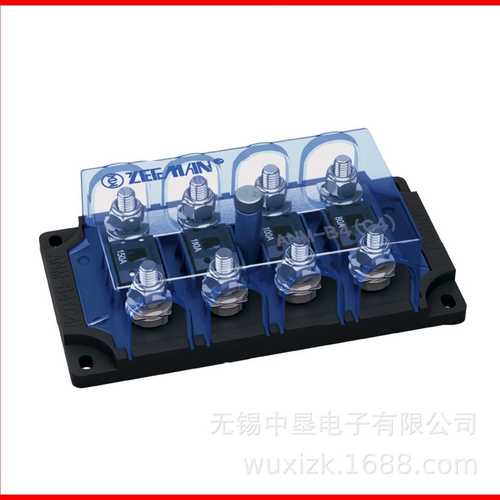 多路保险丝座ANL四路汽车保险丝座新能源4路6路8路汽车保险丝座