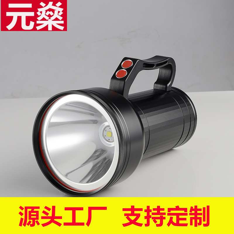 御行新品上市全铝超亮手提探照灯P70灯珠12节锂电池高亮度续航久