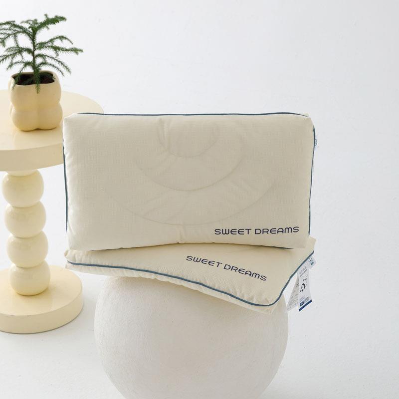 四季款儿童A类德芙绒波纹侧睡枕绗缝棉柔松软枕芯幼儿园午睡枕头