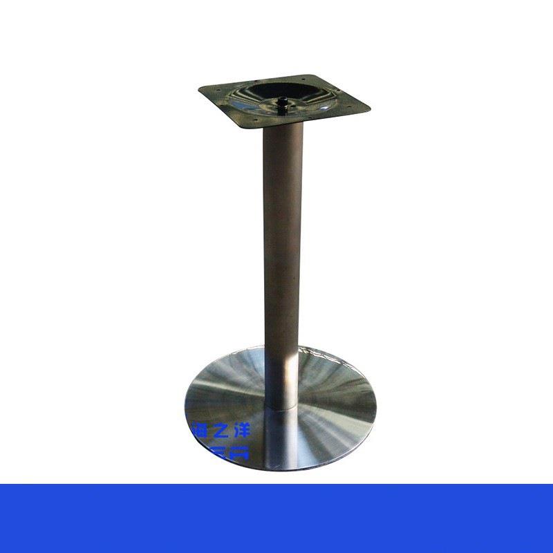 海之洋五金配件厂不锈钢圆盘方盘圆桌洽谈架餐桌架吧台脚