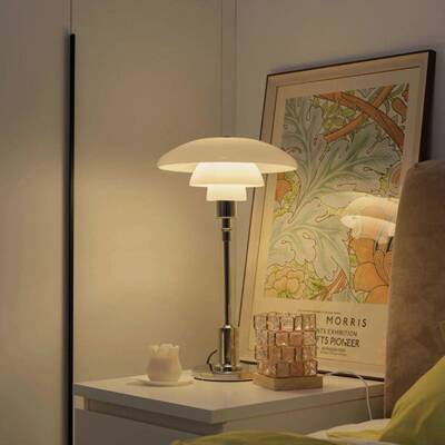 丹麦经典款PH3/2中古玻璃台灯客厅卧室书房玄关北欧简约装饰台灯