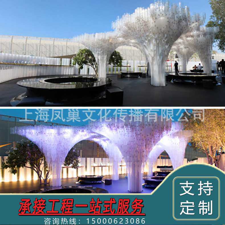 商场美陈互动艺术装置美陈大型空间抽象艺术装置创意装置艺术制作