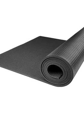 PVC高密度瑜健身伽垫垫pvc瑜伽垫传奇黑色青蛙黑垫跳绳垫双人垫