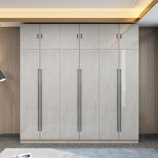 现代简约轻奢衣柜卧室家用柜子木质组合三四五六门衣柜环保大衣橱