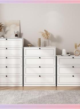 3MLE3MLE家用铁艺五斗柜现代简约客厅卧室床尾多层落地储物收纳柜