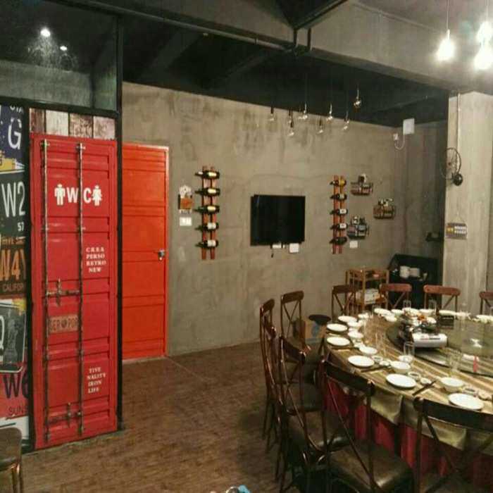 铁艺集装箱门 复古做旧餐厅kvt装饰铁门 美式创意loft工业风大门