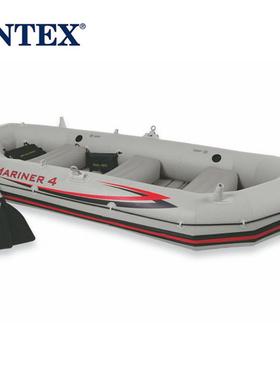 68376专业水手户外钓鱼四人船组漂流船皮划艇充气艇救生船
