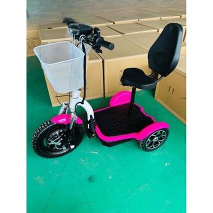 48V1000W可折叠大轮子电动三轮车老年代步车残疾人电瓶车