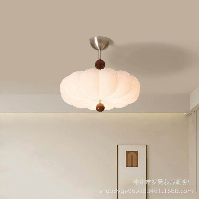 高级中古风主卧室吸顶灯复古包豪斯简约现代奶油餐厅书房儿童房间
