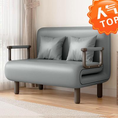 沙发床可折叠两用阳台客厅小户型多功能网红款双人推拉伸缩可变床