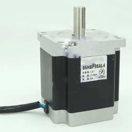 86两相混合式步进电机86HBP98AL4马达 7.5NM 4A 可带刹车.