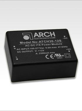 400HZ开关电源90~305VAC或120~430VDC输入ATCH30-24S ATCH30-12S