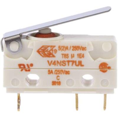 思博 V4NST7Y1UL 单刀双掷带杠杆 微动开关微型