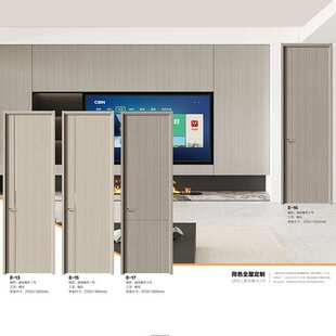 Solid wood composite door for home decoration碳纤木门隔音门