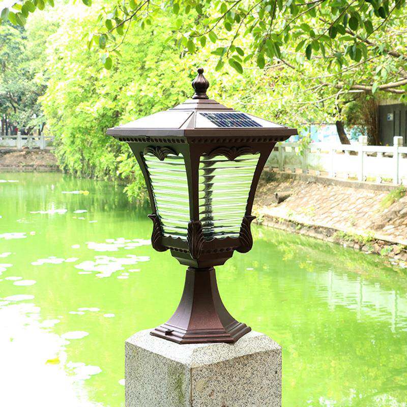 太阳能柱头灯别墅庭院灯户外灯防水围墙灯院子大门口柱子灯门柱灯
