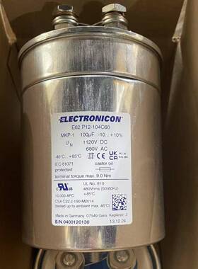 ELECTRONICON伊凯基 275.39B-622900/221K02 3x229uF 480V 50kvar