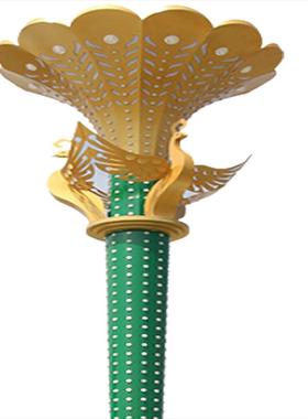 厂家现代庭院灯户外简约3米3.5米广场led方形景观灯庭院灯