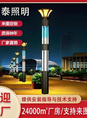 厂家直供景区造型灯景观灯3~5米园林别墅庭院灯可做太阳能LED款