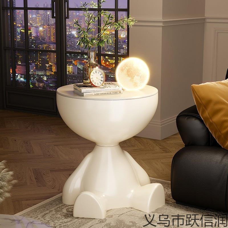 创意摆件床头柜家用边几可移动置物架卧室阳台迷你多功能小户型