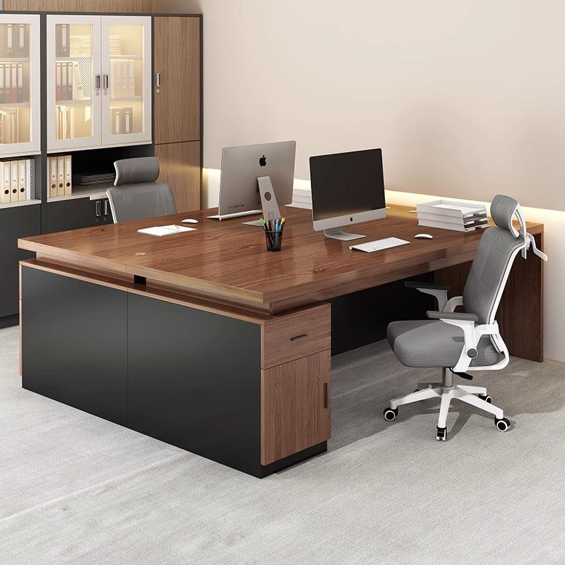 办公桌员工办公室简约现代老板桌职员桌椅组合单人工位电脑桌