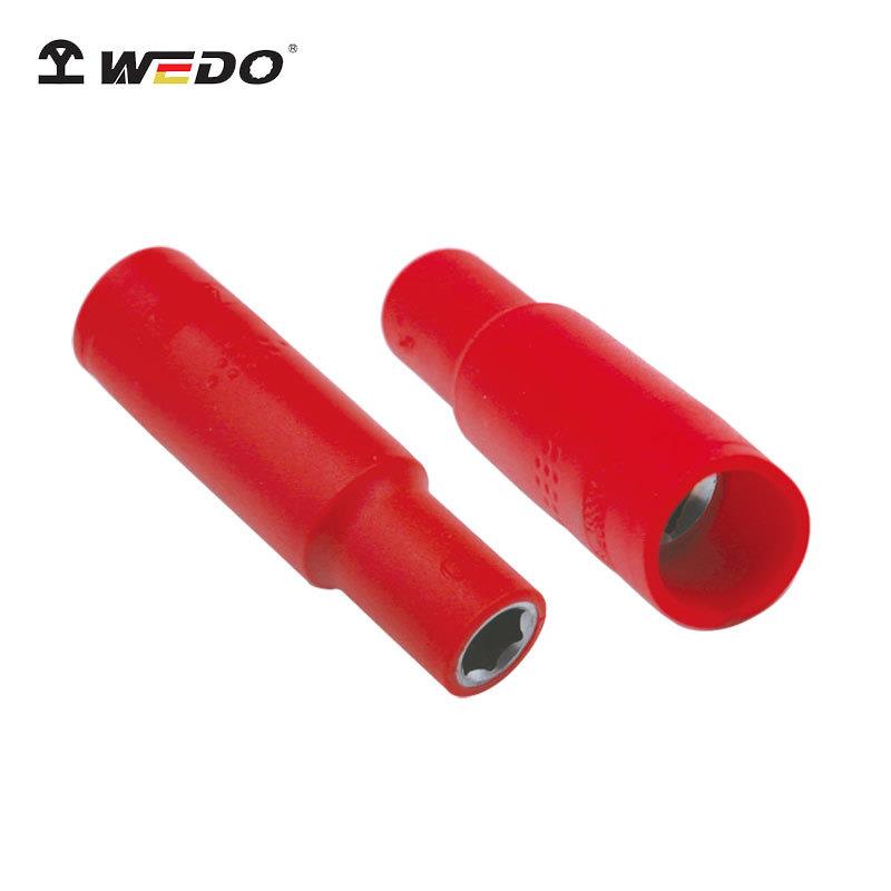 【折扣价】直供3/8“注塑绝缘公制加长套筒绝缘长套筒耐压8112