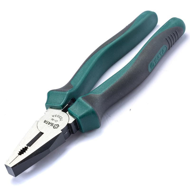 【折扣价】70303A钢丝钳老虎钳电工钳子可剪钢丝铬镍钢8英寸