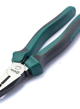 【折扣价】70303A钢丝钳老虎钳电工钳子可剪钢丝铬镍钢8英寸