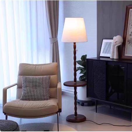 星柚落地灯法式复古氛围灯高级感卧室床头灯中古客厅沙发立式站灯