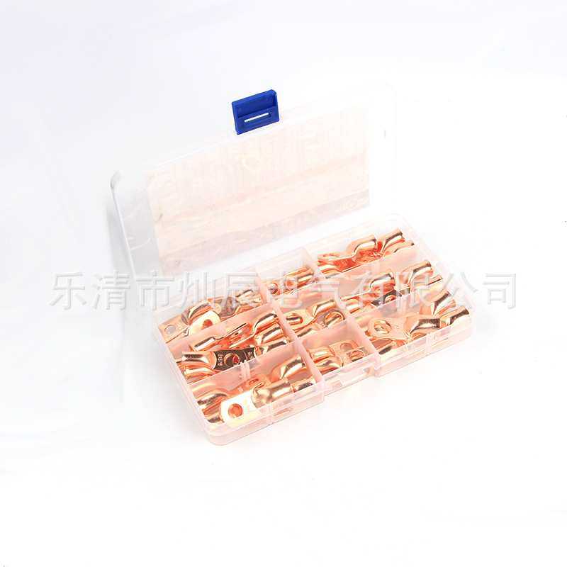 跨境直供 50pcs盒装 美规铜鼻子组合+标签 sc系列窥口铜接线端子,模玩/动漫/周边/娃圈三坑/桌游,模型制作工具/辅料耗材,淘宝优惠券,粉丝福利购,淘宝优惠卷