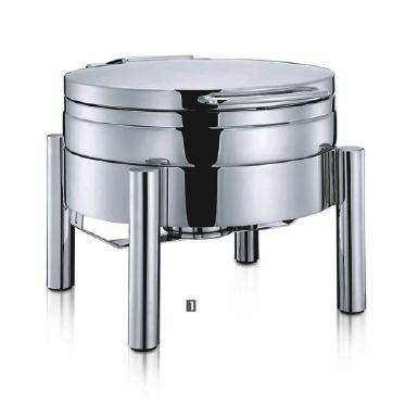 YUFEH 宇辉2040长方形液压翻盖可视自助餐炉电加热保温炉布菲炉