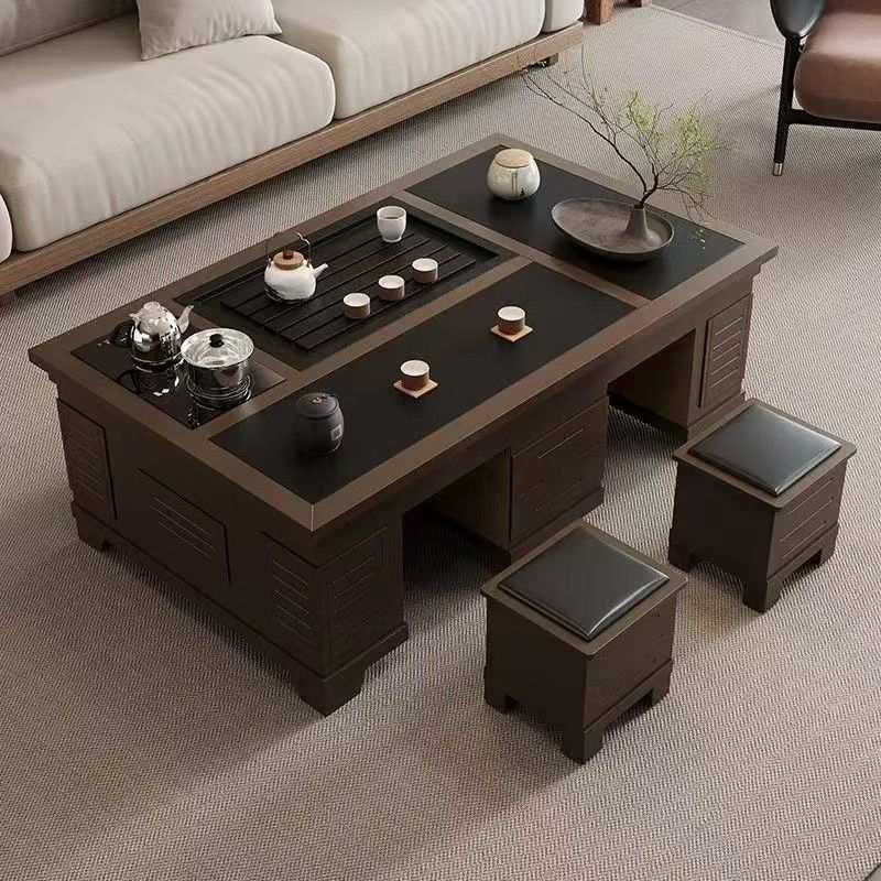 功夫茶几家用客厅茶桌带烧水壶套装桌椅组合茶台办公室功能泡茶几,模玩/动漫/周边/娃圈三坑/桌游,模型制作工具/辅料耗材,淘宝优惠券,粉丝福利购,淘宝优惠卷