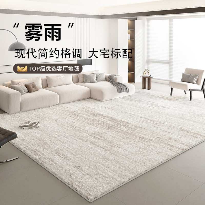 地毯客厅现代风简约免洗可擦灰色轻奢高级感沙发家用地垫防水防污
