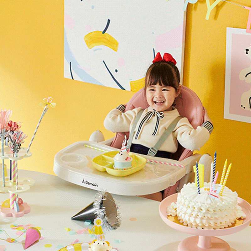 儿童餐椅宝宝吃饭桌椅婴幼儿高低调节座椅多功能椅子带轮子