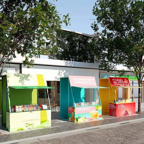 移动小摊位售货车商业街集市摆摊货架铁艺夜市促销桌地摊活动棚架