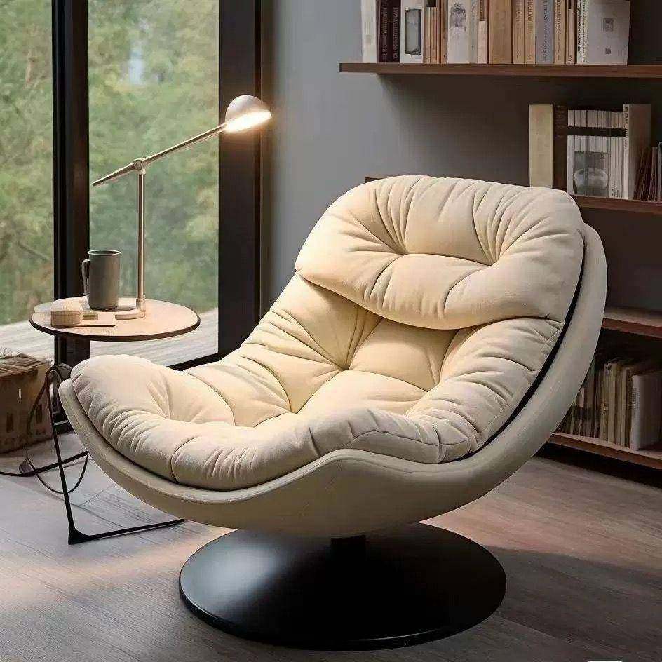 懒人沙发椅客厅设计师单人沙发椅可旋转意式轻奢书房阳台休闲躺椅,鲜花速递/花卉仿真/绿植园艺,割草机/草坪机,淘宝优惠券,粉丝福利购,淘宝优惠卷
