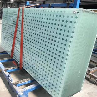 供应异型彩釉玻璃8-15MM精磨边钢化多种图案来图来样