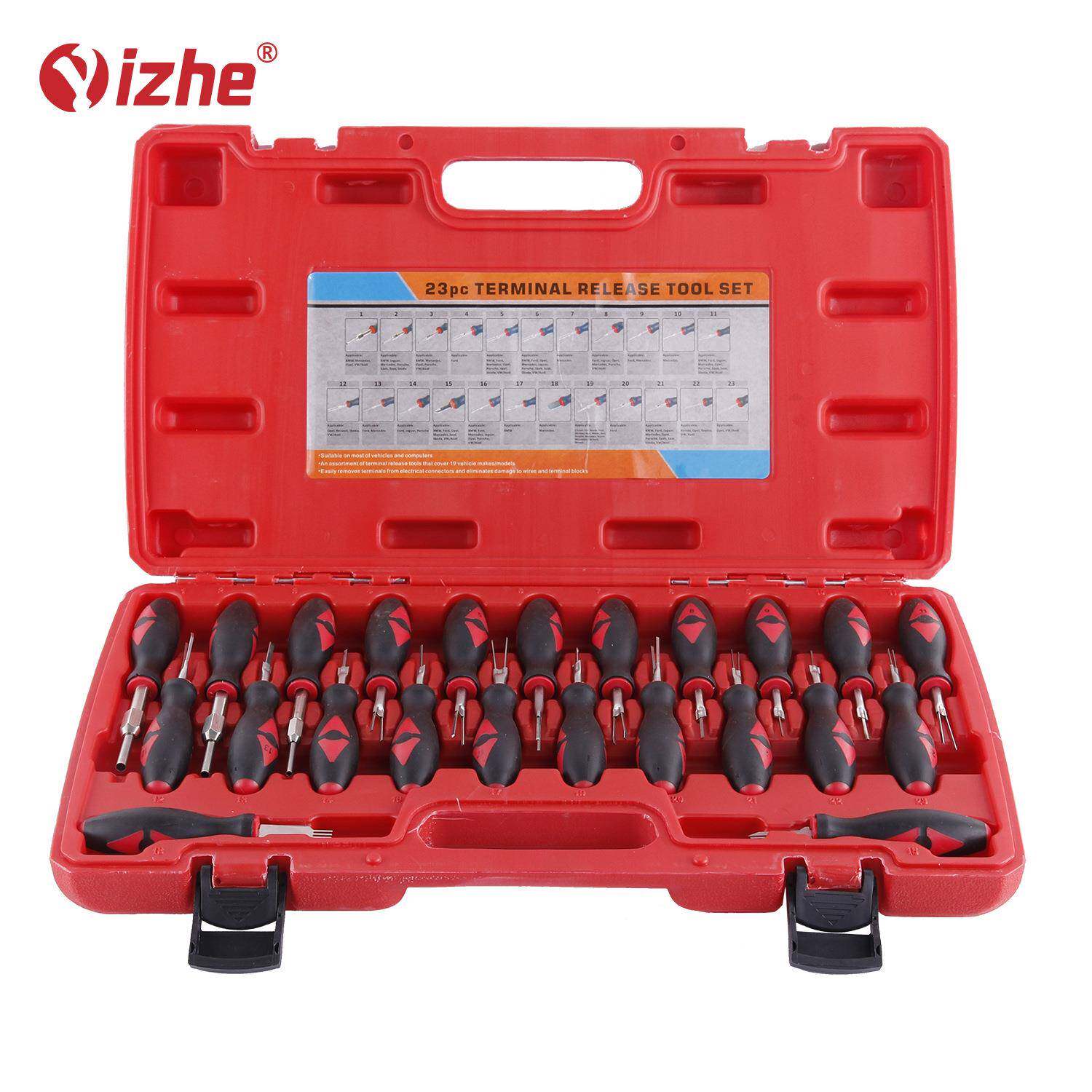 23件汽车线束端子拆装工具导航音响挑针线路插头退针器