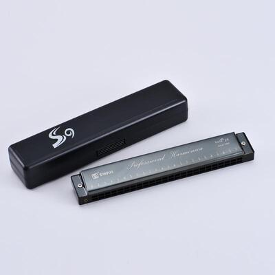 24孔复音c调口琴初学者成人入门可三色乐器harmonica