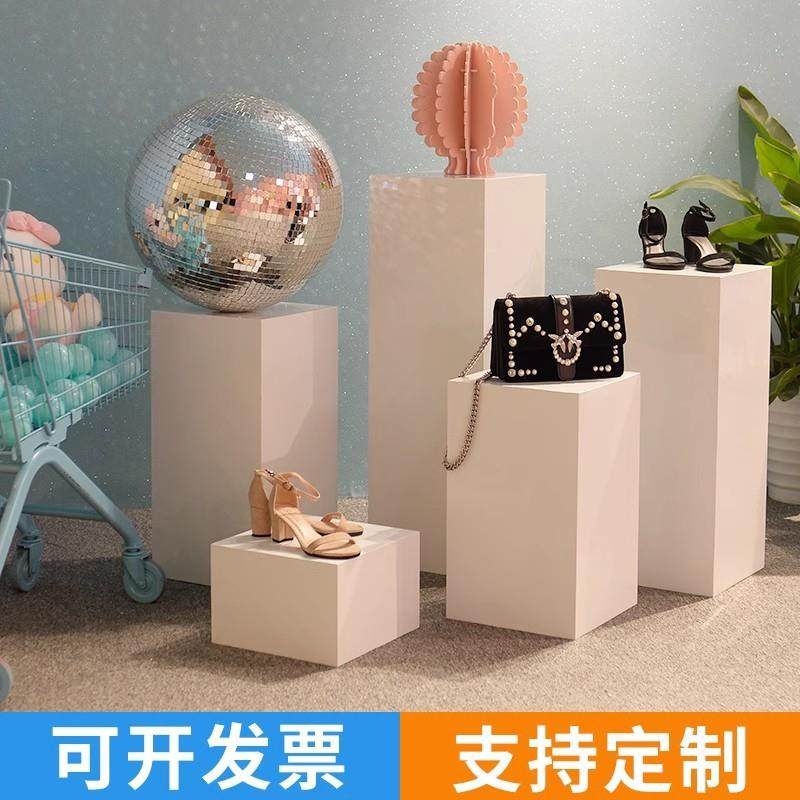 商场白色展示台地台架模特服装饰品店中岛桌展会产品陈列柜长方形,金属材料及制品,金属加工件/五金加工件,淘宝优惠券,粉丝福利购,淘宝优惠卷
