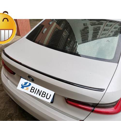 适用于宝马3系尾翼G20G28定风压尾翼改装M3款亮黑耀夜版尾翼