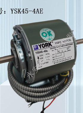 约克纯铜机芯中央空调配件双轴电机YSK45-4AE/中央空调配件永安