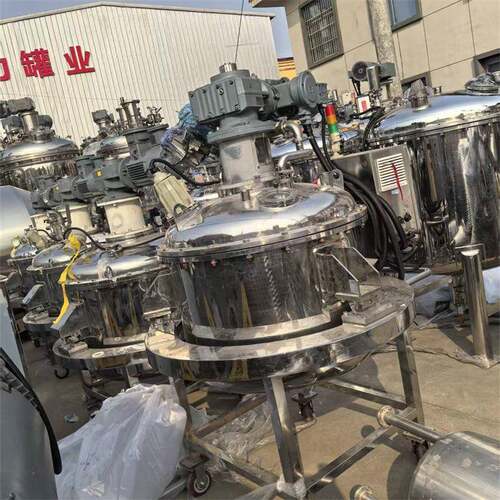 2立方口混合罐二手加热搅拌罐不钢出分散电罐锂电池原料混锈合罐