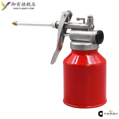 打油枪硬管手动机油抢注油器小型工业油嘴器瓶加注金属喷壶高压力