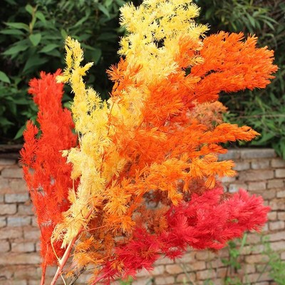 永生蓬莱松真花婚庆软装陈设家居插花diy手工配材干花束材料包