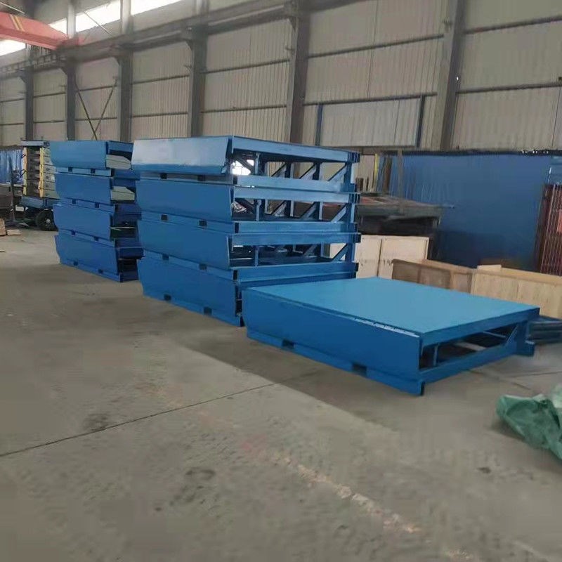 集装箱装卸平台叉车电动液压斜坡过桥板卸货神器10吨固定式登车桥