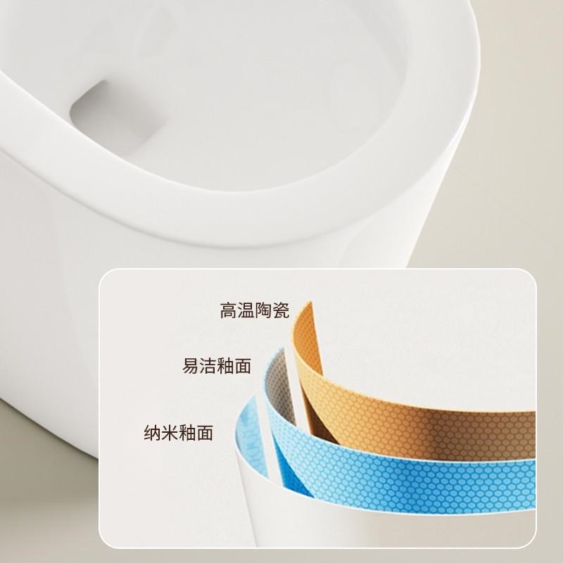 马桶坐便器家用非智能马桶带水箱无水压限制免插电虹吸式普通座厕