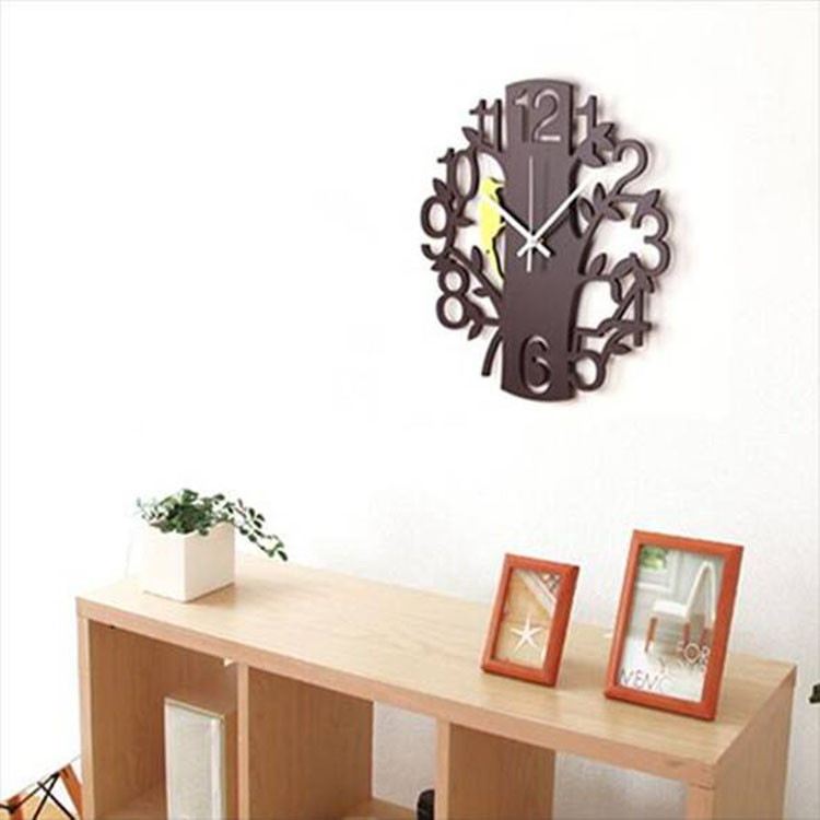 钟表挂钟客厅卧室创意时钟挂表简约现代家用家庭静音电子石英壁钟