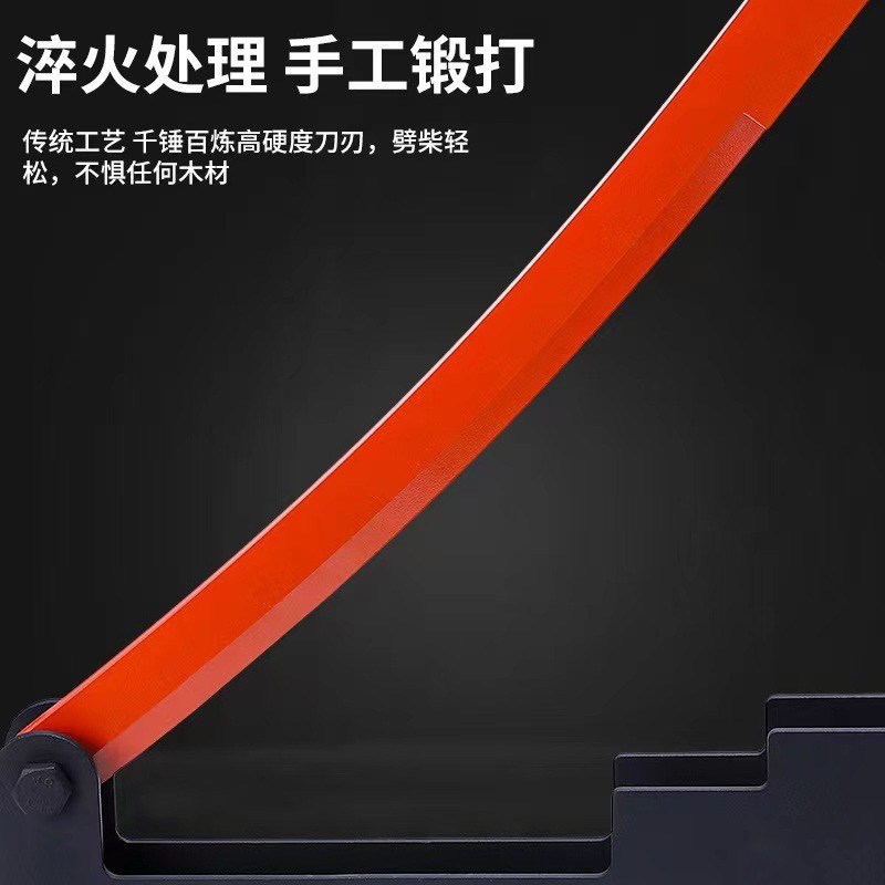 新款橙色壁挂式劈柴器家用户外劈柴神器砍柴器劈木机劈柴器