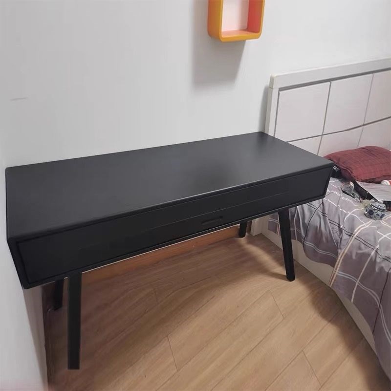 编曲桌实木琴桌收纳88键电钢琴桌电子琴收纳桌录音工作台黑色简约